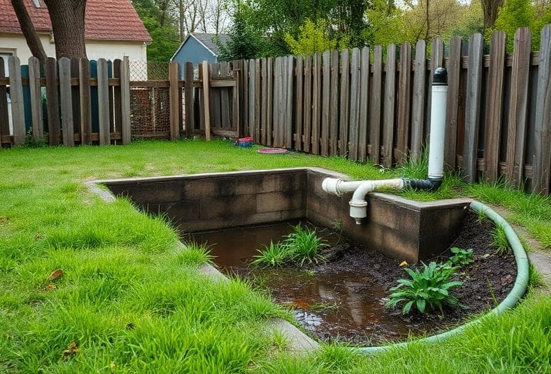 Septic System Repair - Before